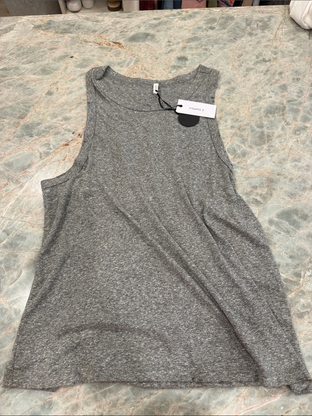 Z Supply Heather Gray Sleeveless Tank Top